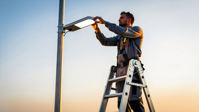 Solar Street Light Repair